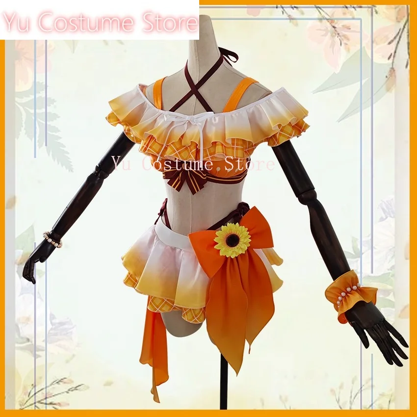 Yu Costume Honoka Kousaka Cosplay Costume LoveLive Lovely Summer Bikini Swimming Suit Swimsuit Swimwear Women Girls Party Dress