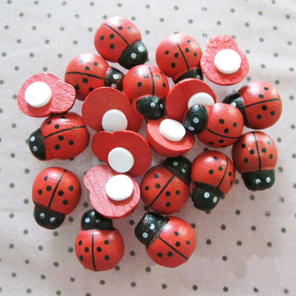 100Pcs Simulation Beetles Wall Stickers Stylish Modern Decor for Bedroom Living Room Hallway Glass Tile Wall Moisture Resistant