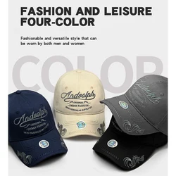 Cotton Big Head Baseball Hat New Spring and Autumn Hat Men's Fashion Versatile Soft Top Duck Tongue Hat