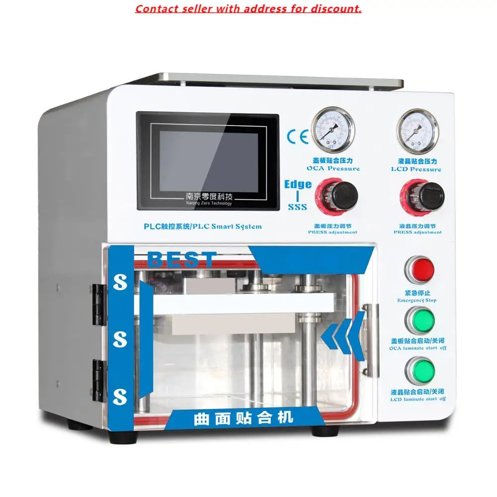 

Full Set Of For Samsung Inframe Lamination For S8 S8+ S9 S9+ Note 8 Note 9 Touch Screen LCD OCA Vacuum Laminator Repair Machine