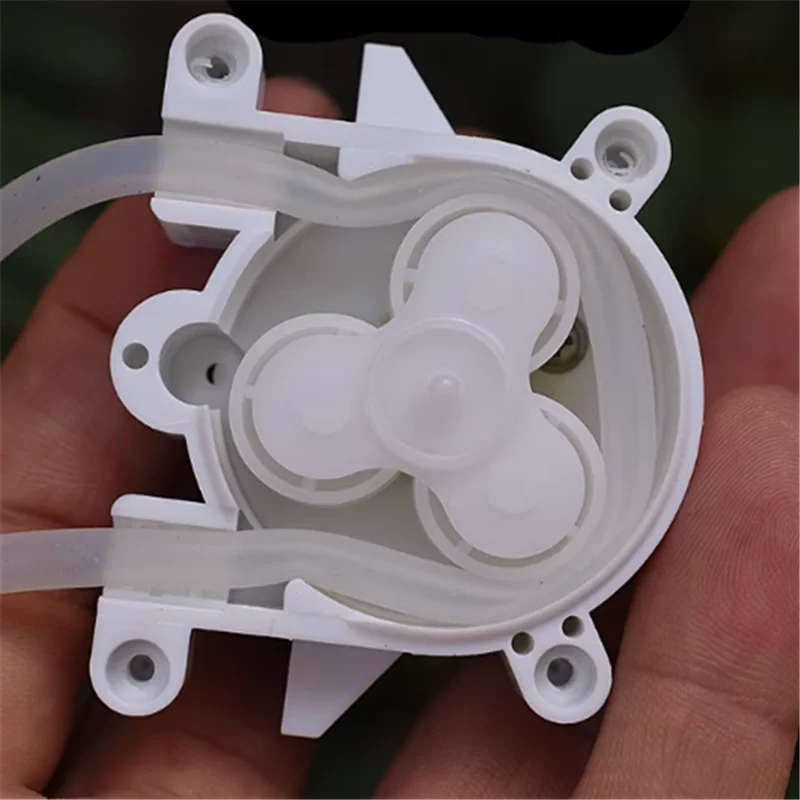 

Micro Peristaltic Pump Compact DC 6V-12V Micro Peristaltic Pump for Lab Ink Sampling with Mini 500 Gear Motor