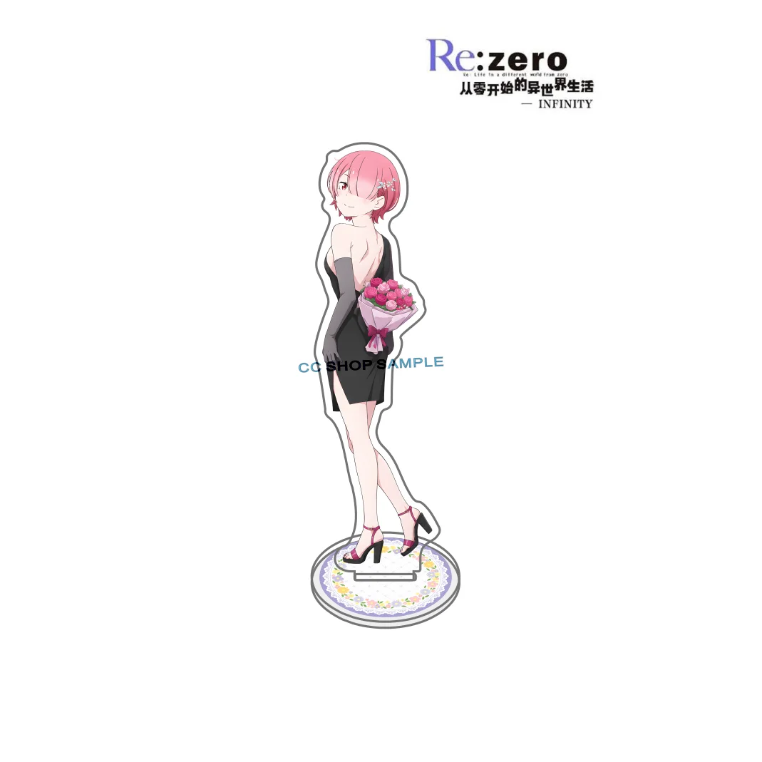 Re:ZERO − Starting Life in Another World Rem Emilia Subaru Acrylic Figure Stand Model Cosplay Novelty Gift Ornament Keychain