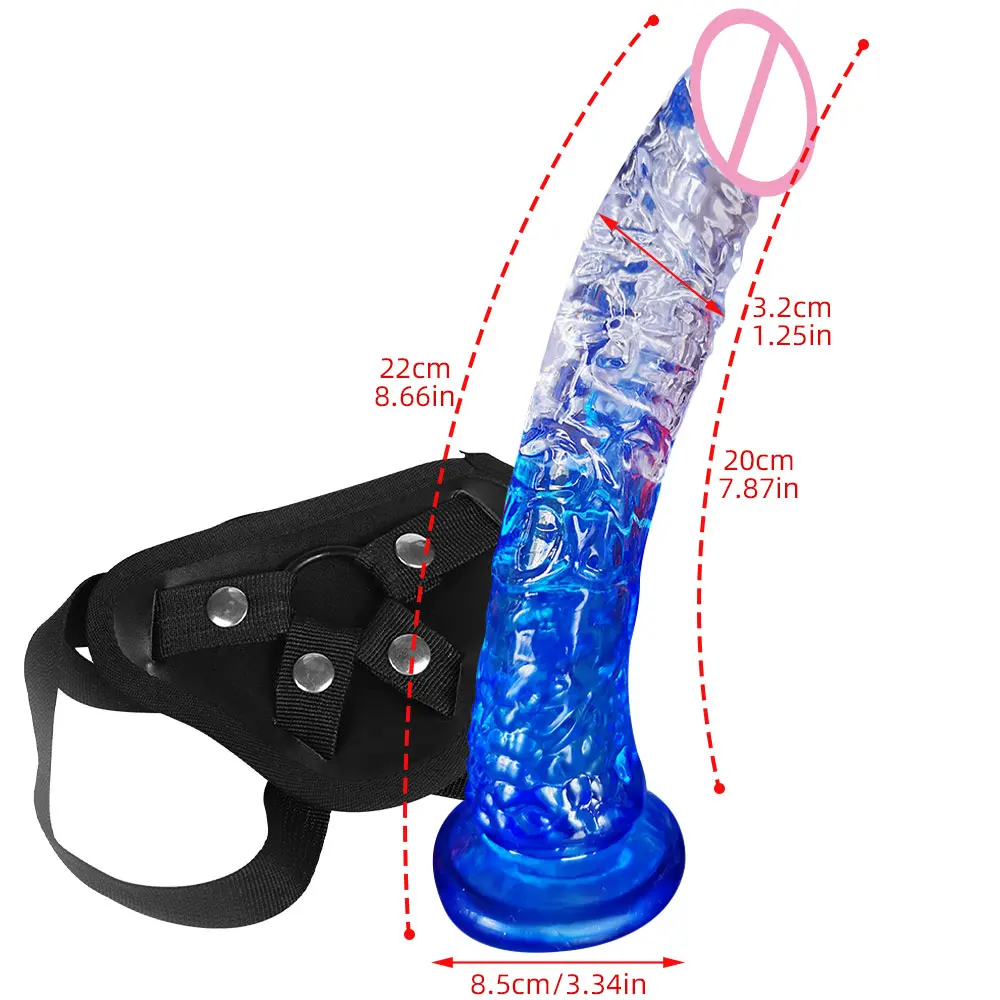 Harness Women Panties Realistic Penis Cock Strap-On Strapon Dildo With Suction Cup Dildo Belt Harness Sex Toys for Lesbian