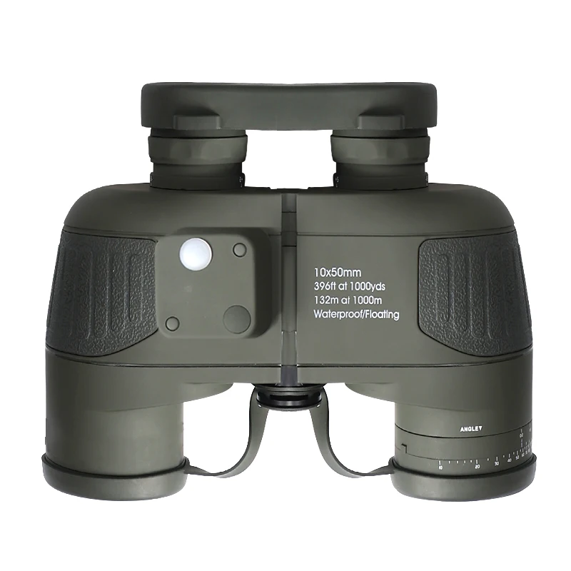 

Морской высококачественный бинокль, водонепроницаемый дальномер фокусировки, компактный профессиональный телескоп 10x50, бинокль с компасом