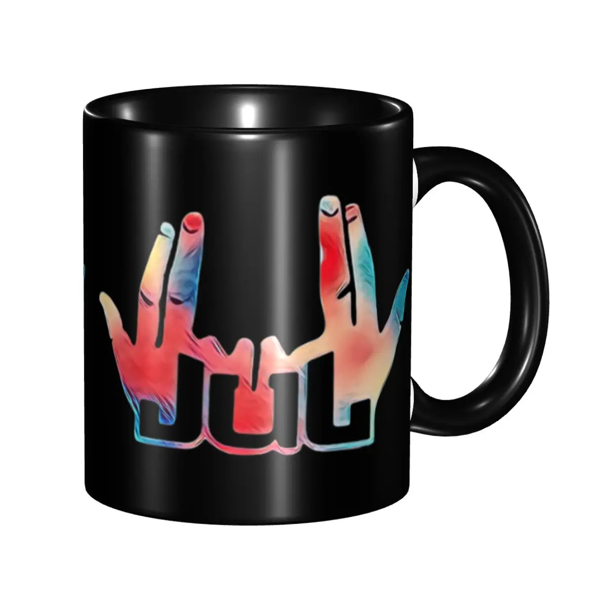 Jul French Rapper Hip Hop Coffee Mugs DIY Custom Ceramic Tea Milk Mug Cup