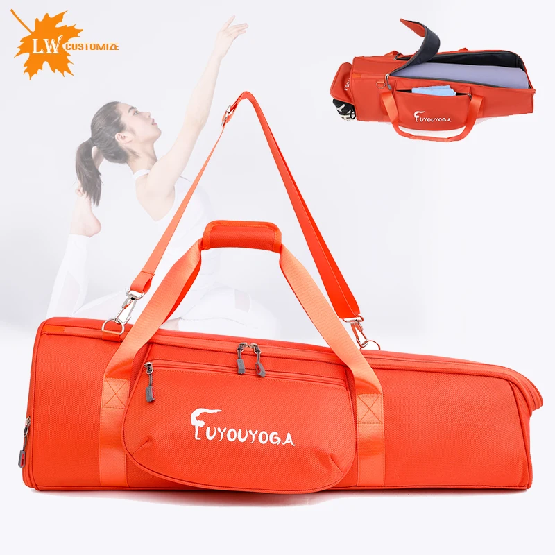 Women Yoga Exercise Bag Handbag Waterproof Yoga Pilates Cushion Bag Weekend Yoga Training Bag Storage Bag Custom Logo Print Name