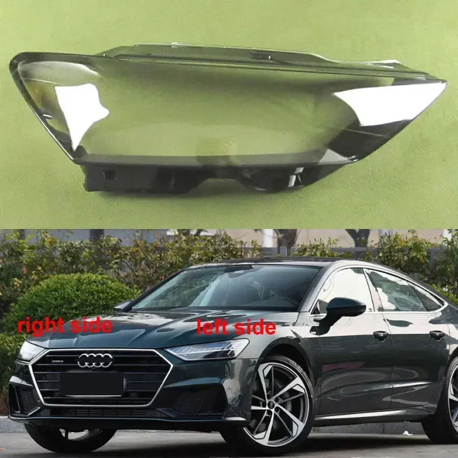 

For Audi A7 2019 2020 2021 2022 Front Headlamp Shell Transparent Headlight Lens Cover Plexiglass Auto Replacement Parts