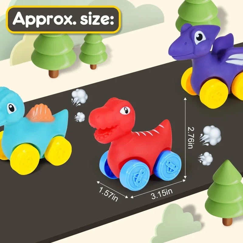 Mini-sturzsicheres Tier ohne Kanten verschiebbar, Cartoon-Emaille-Auto für Kinder, Emaille-Auto, das im Wasser spielt, Baden, Babyspielzeug