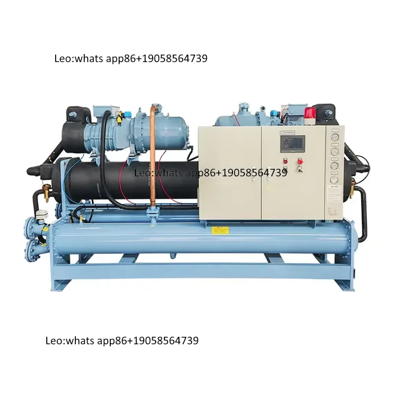 Minus 80°C Industrial Chiller, Low-Temperature Refrigeration Machine for Chemical Industry, Large Screw Chiller Condensing