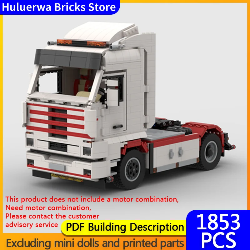 

Модель городского автомобиля MOC, строительные кирпичи 500 143 V8, сверхмощный тракторный грузовик, модульная технология, детские праздничные подарки, сборные игрушки