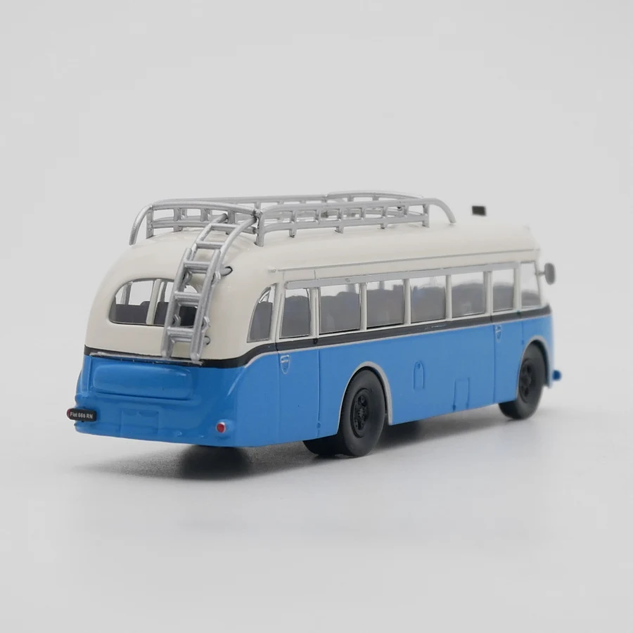 Diecast IXO 1:72 Skala Ist Fiat 666 RN Fiat Bus Bus Italia Paduan Model Mobil Koleksi Mainan Hadiah Souvenir Tampilan Ornamen