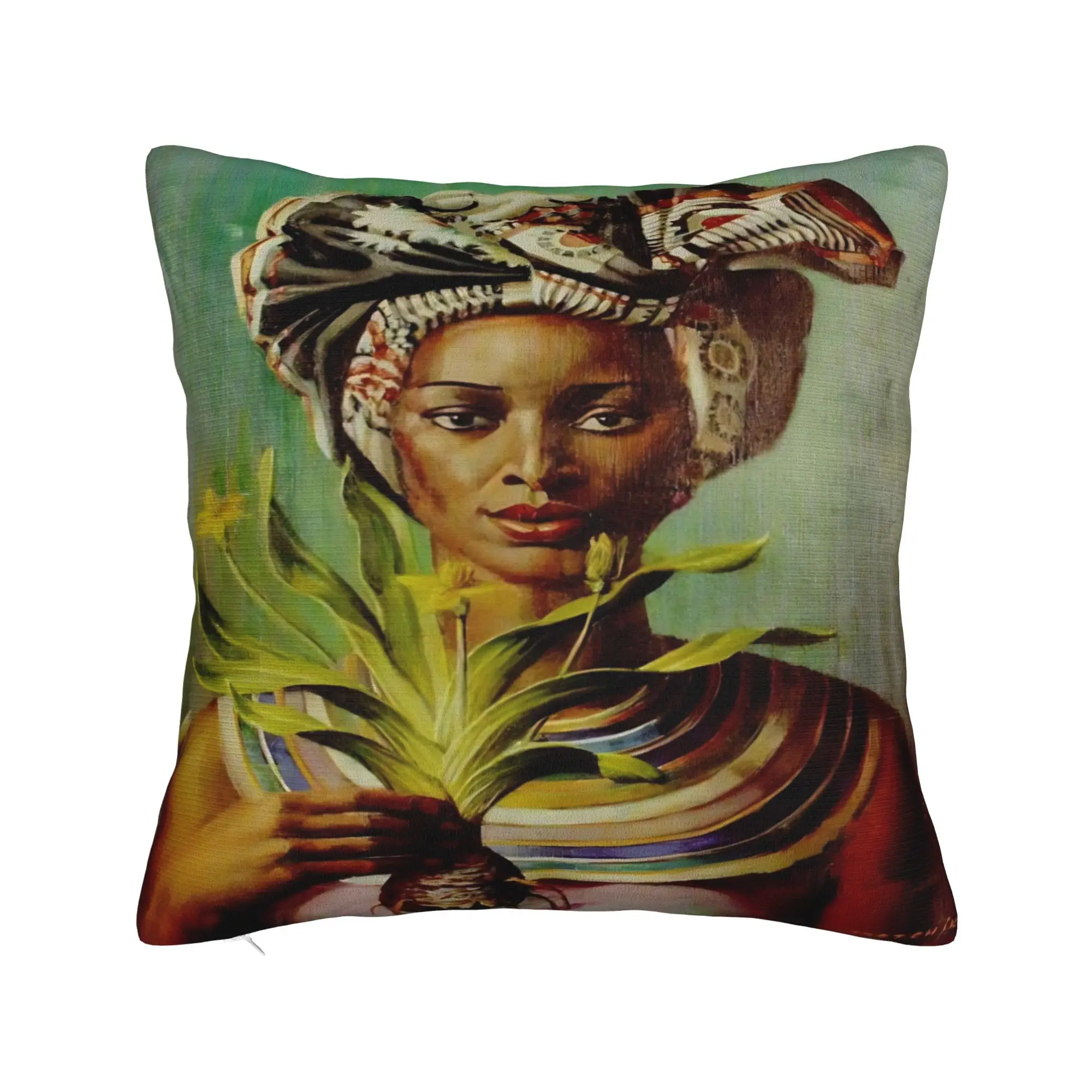 Miss Wong Vladimir Tretchikoff  Pillowcases Accessories Soft Cushion Cover  Pillow Covers Car Decorations Zippered Multi-Size