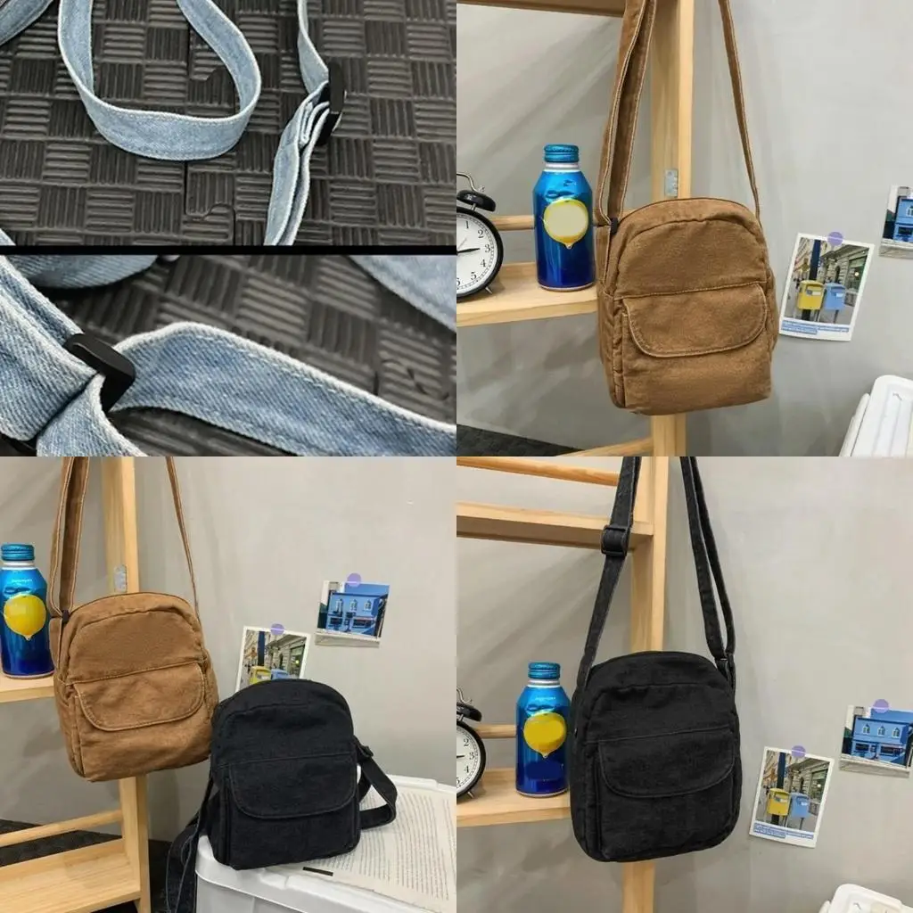 

X90D Washed Denims Small Shoulder Bag for Phone Keys and Cards Crossbody Bag Purse