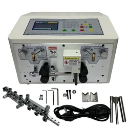 SWT508MAX25 16MM2 25MM2 Automatic Wire Cutter Stripper 220V 110V Touch Screen Adjustable Cable Stripping Peeling Cutting Machine