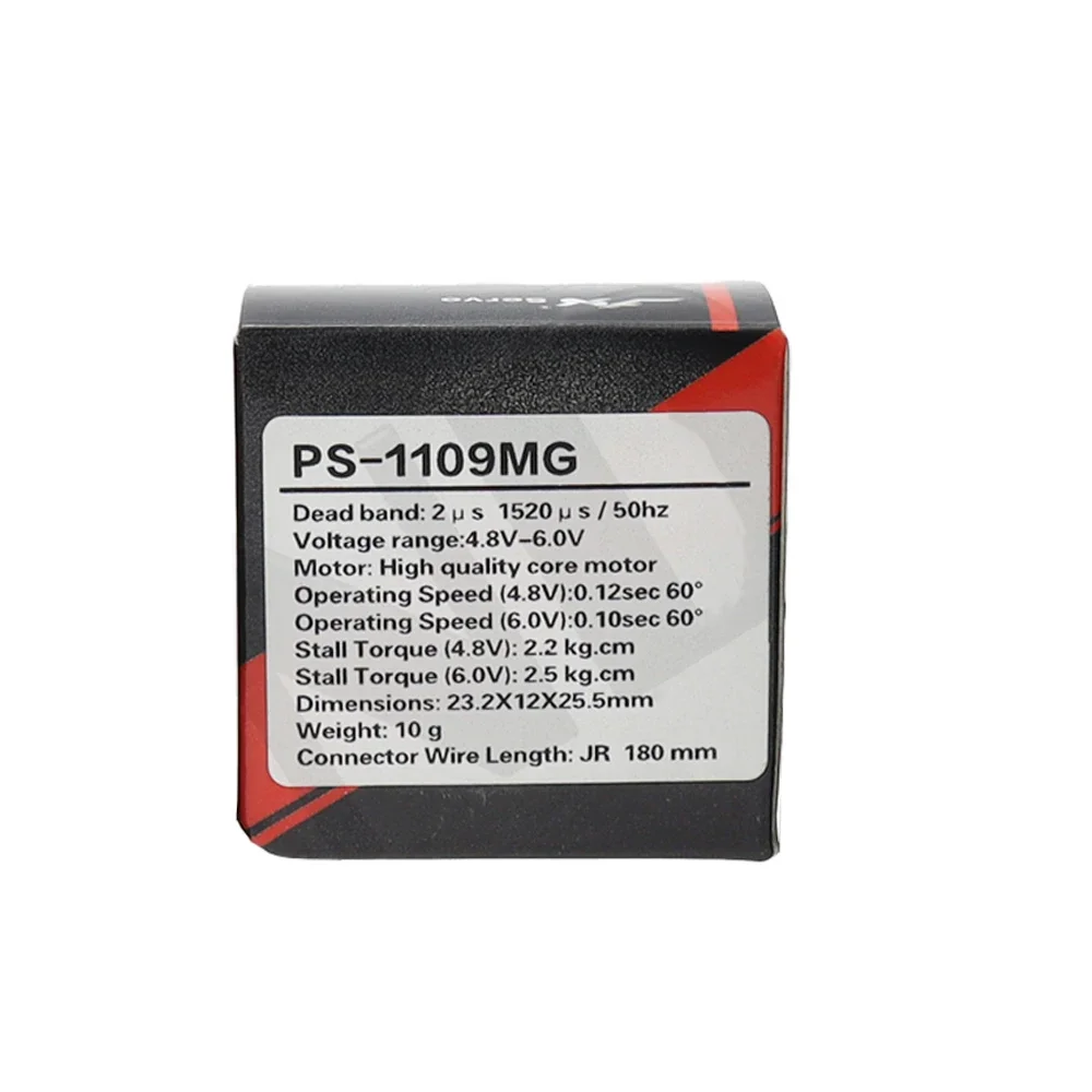 JX Servo PS-1109MG/PDI-1109MG Mini servo numérique 9g |   Engrenage métallique de couple de 2,5 kg |   Bras de Robot d'hélicoptère de bateau de voiture RC 1/18 1/24