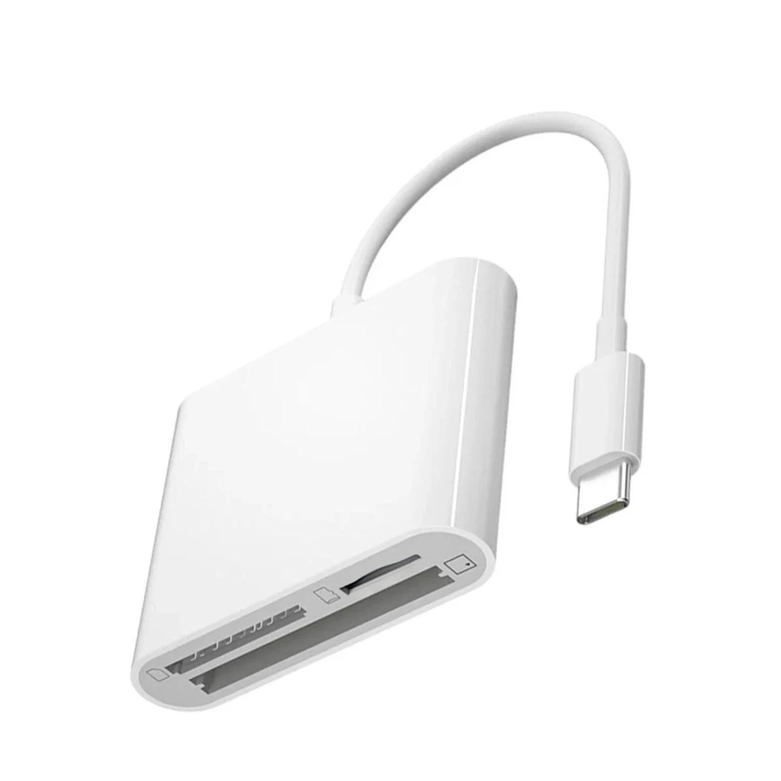 1Pc USB Type C Card Reader USB-C to CF SD Card Reader Camera Memory Converter 3-Slot Memory Card Adapter For Smartphone