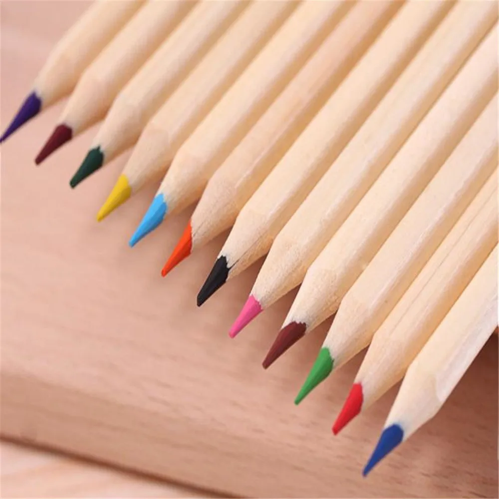 12-color Pencils With A Kraft Paper Tube 12 High-Quality Vibrant HB Pencils for Drawing And Coloring Kids Students And Artists