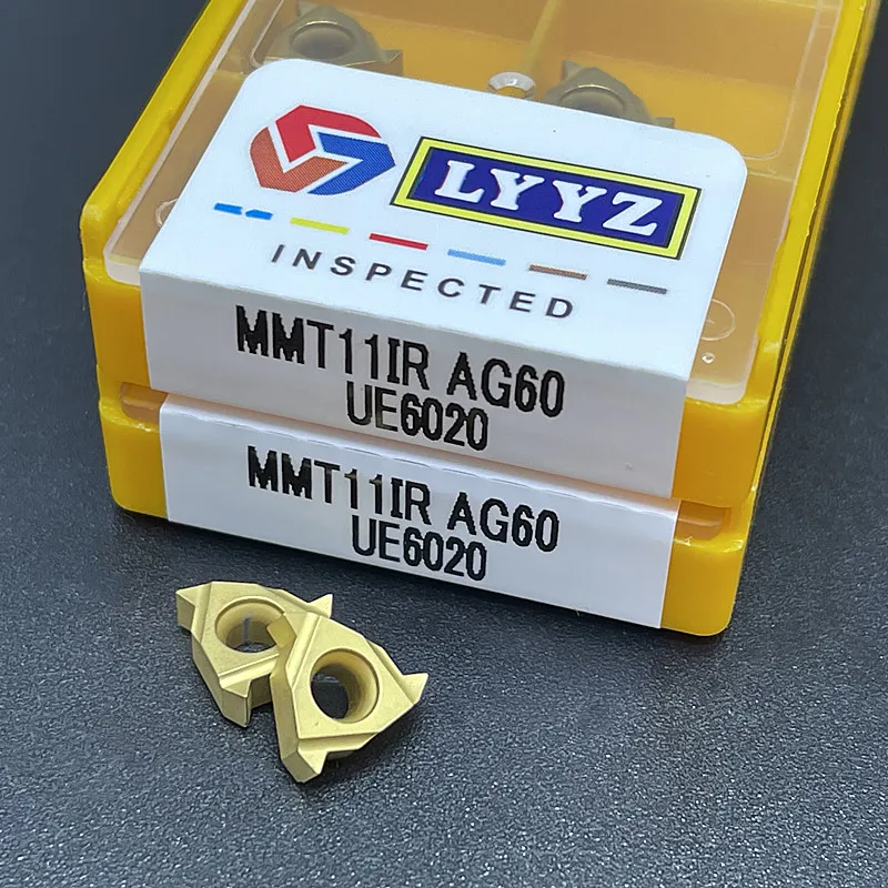 Mm t11er mmt11ir ag60 vp15tf/us735/ue6020スレッドカッティングツール超硬インサートcnc旋盤工具工作機械