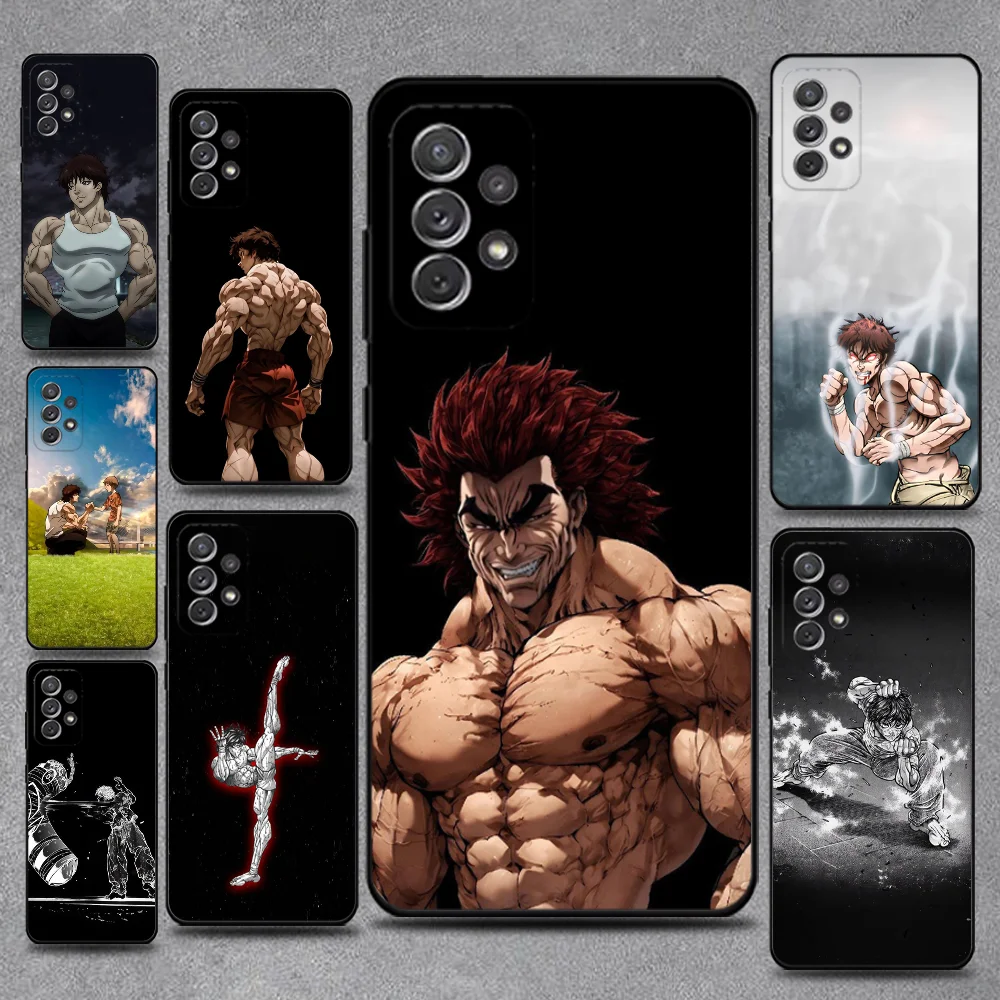 

Anime B-Baki H-Hanma Phone Case For Samsung S25,S24,S21,S22,S23,S30,Ultra,S20,Plus,Fe,Lite,Note,10,9,5G Black Cover