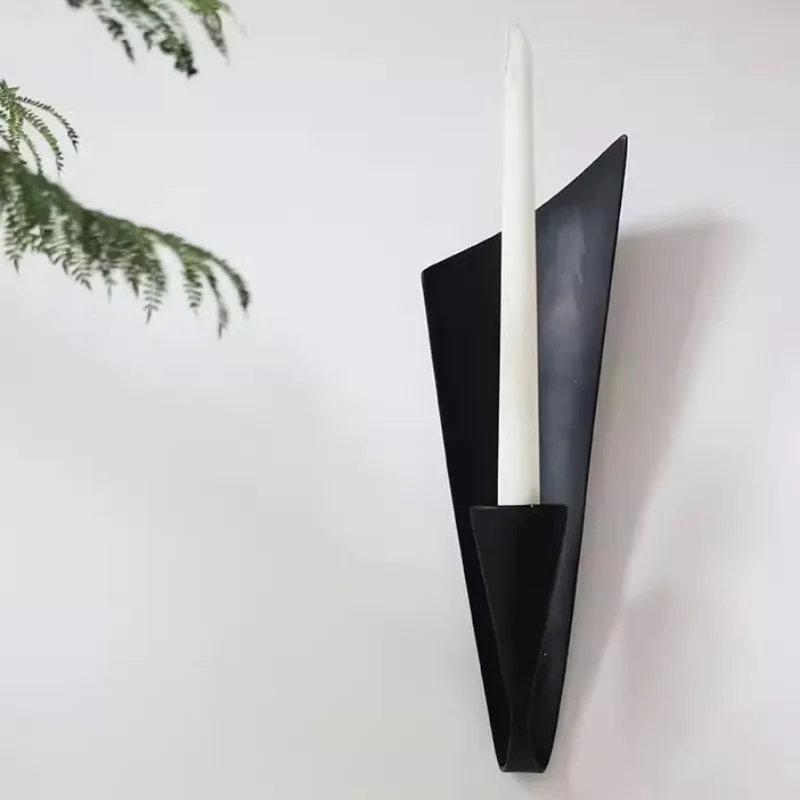 Vintage Candle Holder Metal Candle Holders Aesthetic Elegant Wall Candlestick Decorative Luxury Candlesticks Home Decorations