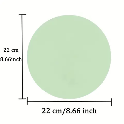 Rund musmatta Enkelsidig enfärgad universal halkfri musmatta lämplig för bärbar dator kontor läderspelmusmatta 8 best sales rund musmatta - №1