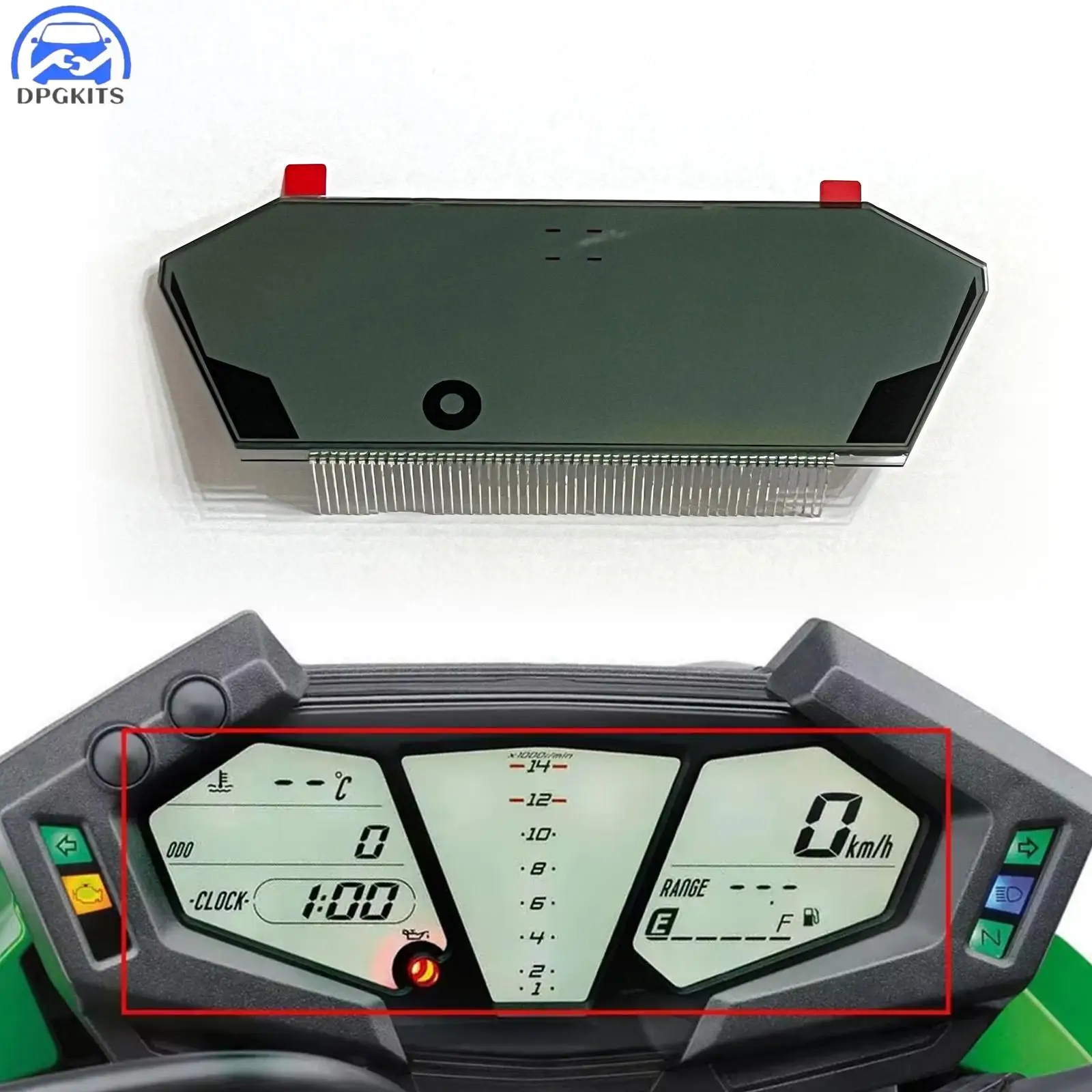 

ЖК-дисплей приборной панели DPGKITS для Kawasaki Z800 ZR800A, спидометр, 2013-2016, 880028 KA0487001, аксессуары для мотоциклов