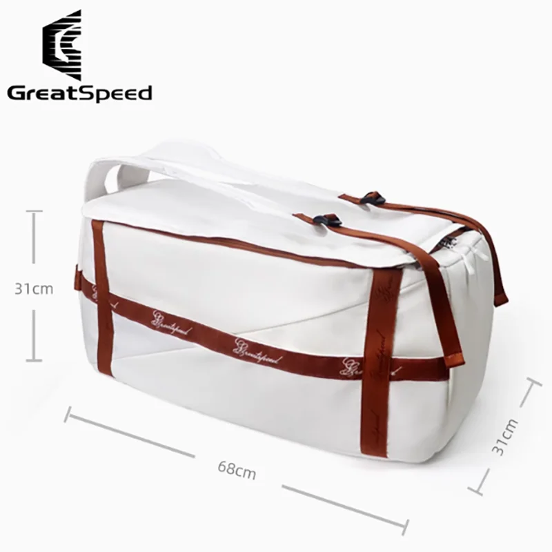 Greatspeed Multifunctional Tennis Badminton Sports Raquet Bag Backpack Can Hold 9-rackets suit for Men Women Separate Shoe Pack