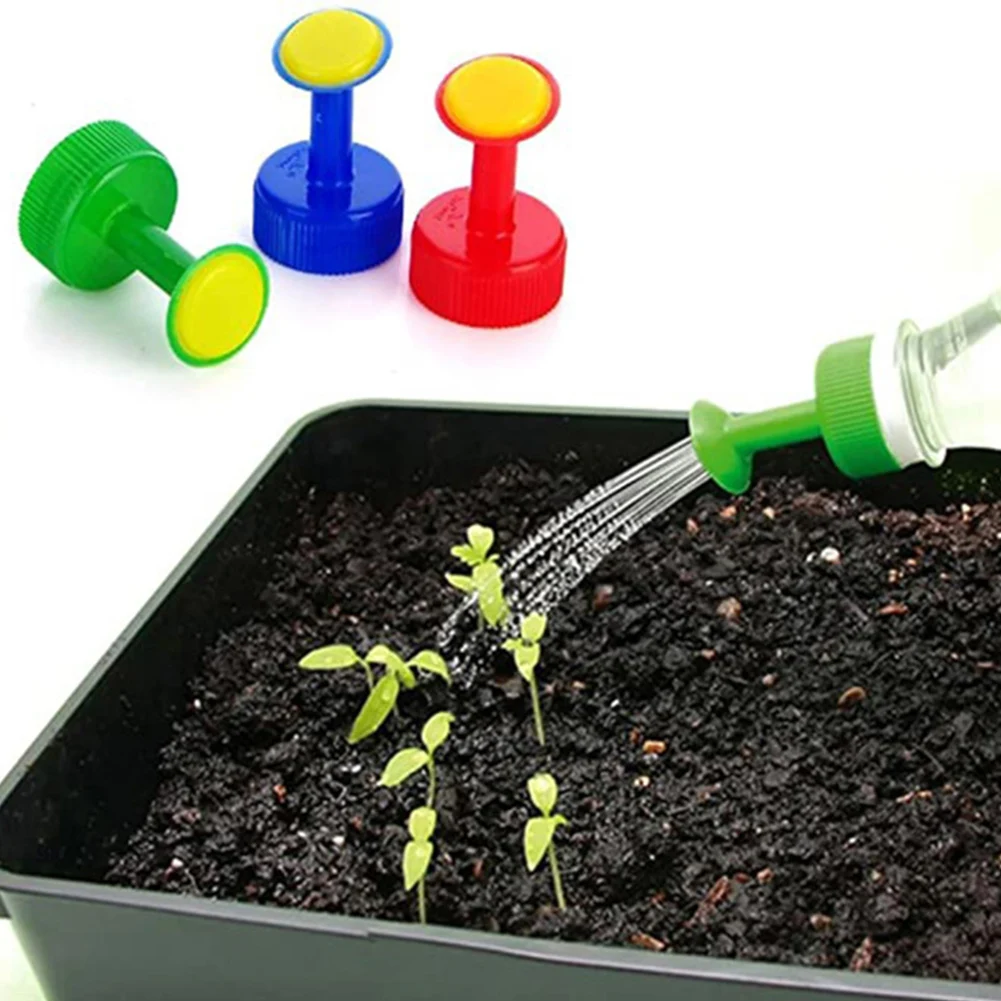 Watering Bottle Top Garden Plant Sprinkler Water Seed Seedlings Irrigation Watering Roses Which Simply On To Old Plastic