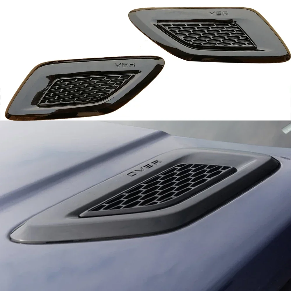 

For Range Rover Hood Grill Vent Slat Air Wing Cover For Range Rover Sport 2014 2015 2016 2017 Hood Air Outlet Grille For Hood