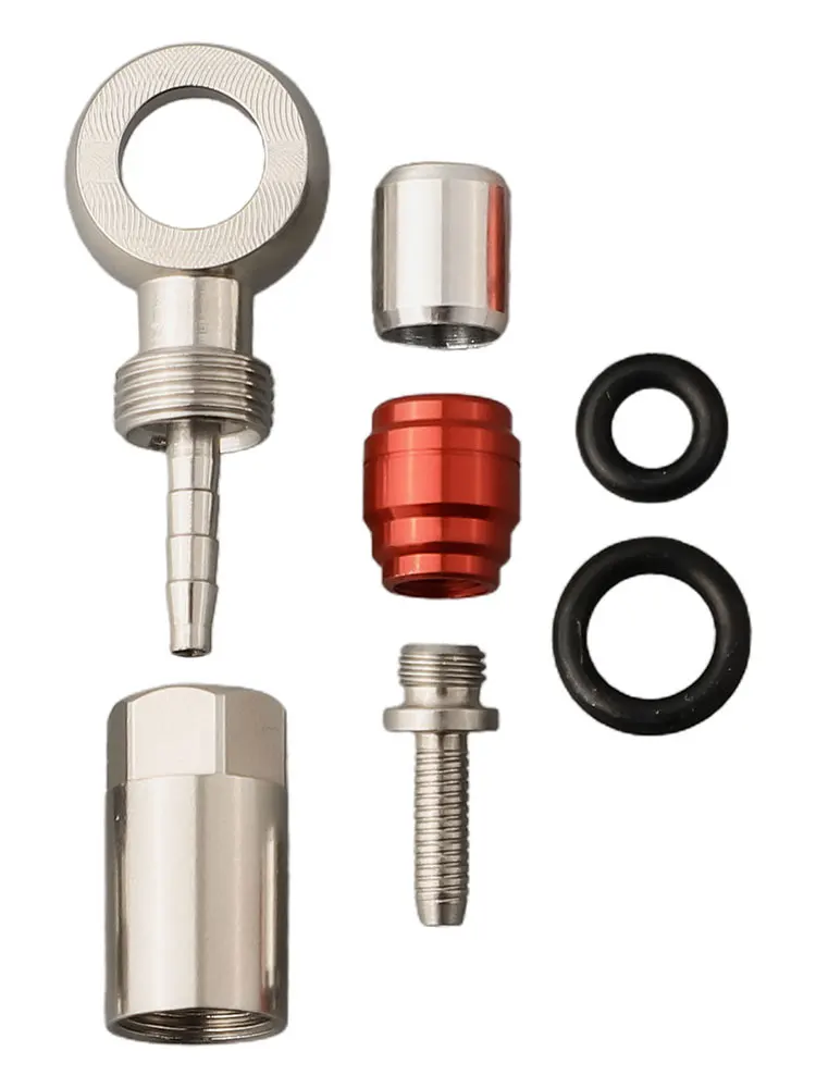 

Комплект концевых разъемов гидравлического кабеля велосипеда для SRAM LEVEL RED HRD Полный комплект с разъемами банджо и уплотнительными кольцами