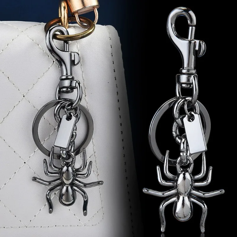 

Metal Spider Bag Pendant Personalized Keychain 3-color Spider Decoration Bag Accessory Pendant Creative Small Hanging Decoration