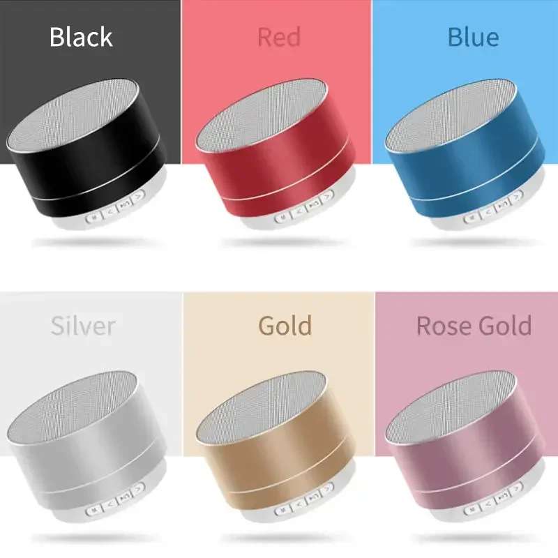 Blue Bluetooth Wireless Speaker Compact Device Multiple Colour High Quality Mini Bluetooth Speake for Family Gathering