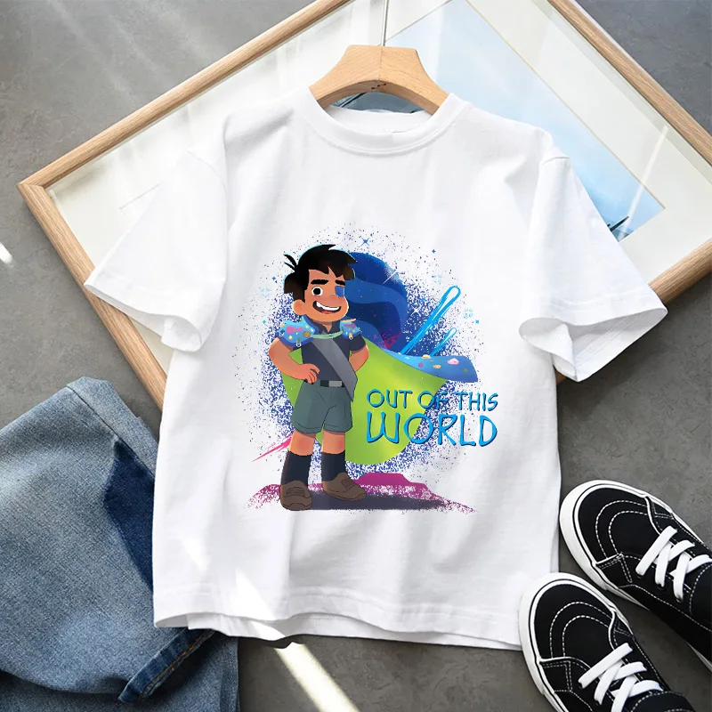 

Elio Children Clothing T-shirt Disney Movies Cartoon Anime Short Sleeve Boy Girl Fashion Tee Kid Summer Kawaii Home Clothes Top