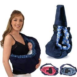 Pasgeboren Baby Carrier Swaddle Sling Baby Verpleging Papoose Buidel Front Wrap Puur Katoenen Borstvoeding Voedingstas