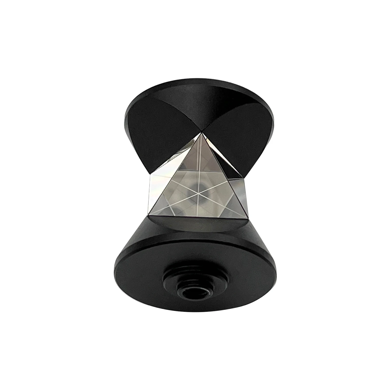 360 Graden Miniprisma Voor Leica Total Station Vervangen Grz101 Door 1/4 Draad Survey Prisma Zilver