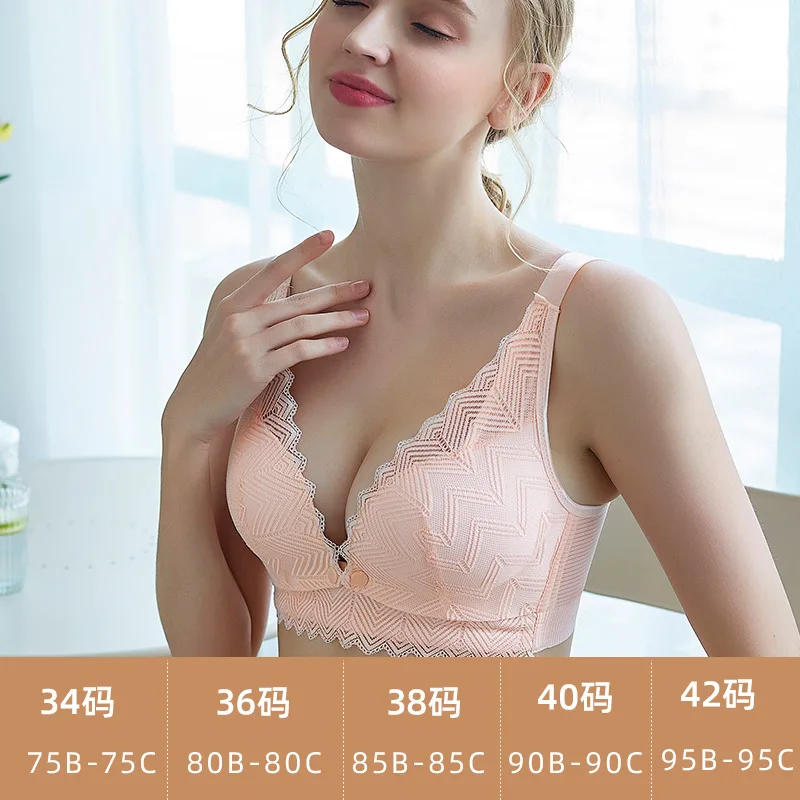 تنفس القطن الخالص امرأة الصيف التمريض الجبهة الرضاعة الطبيعية حمالات الصدر ملابس جديدة مقاومة الدانتيل حمالات الصدر القطن منعش نمط حمالات الصدر
