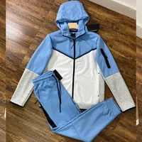 Men's Sports TECH FLEECE Winder Jacket Set Hoodie Set Top Set Men's Slim-Fit Cardigan Hoodie High Quality