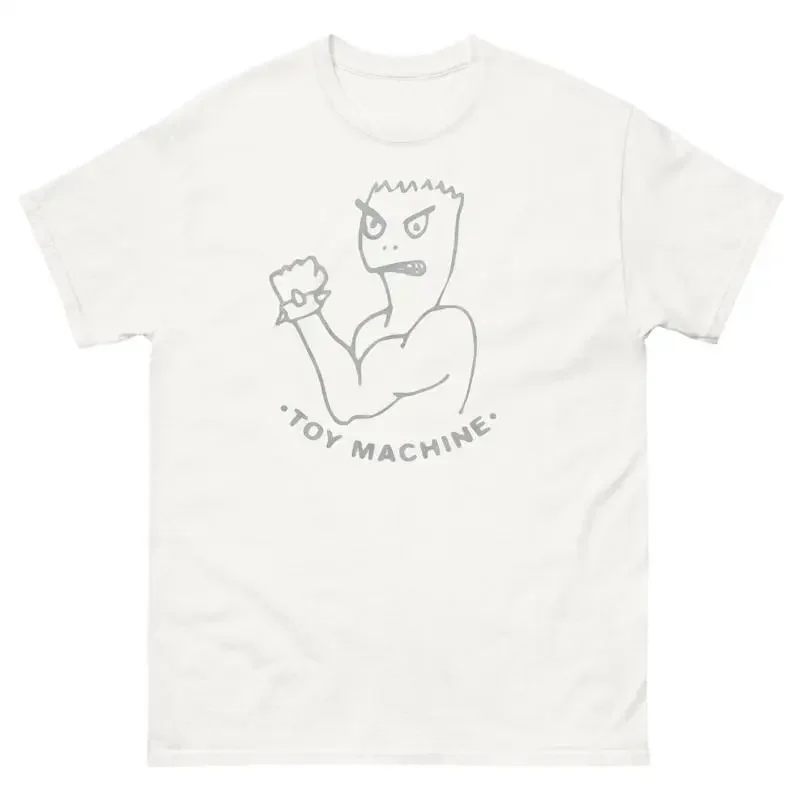 Toy Machine Skateboards Angry Alien Retro Skateboarding T Shirt Design