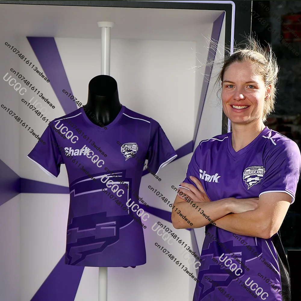 

New 25/26 Australia Cricket Train Jersey WBBL Sports Jersey Mens Women Jersey For Fans Hobart Hurricanes 3D Print Sports Jerseys