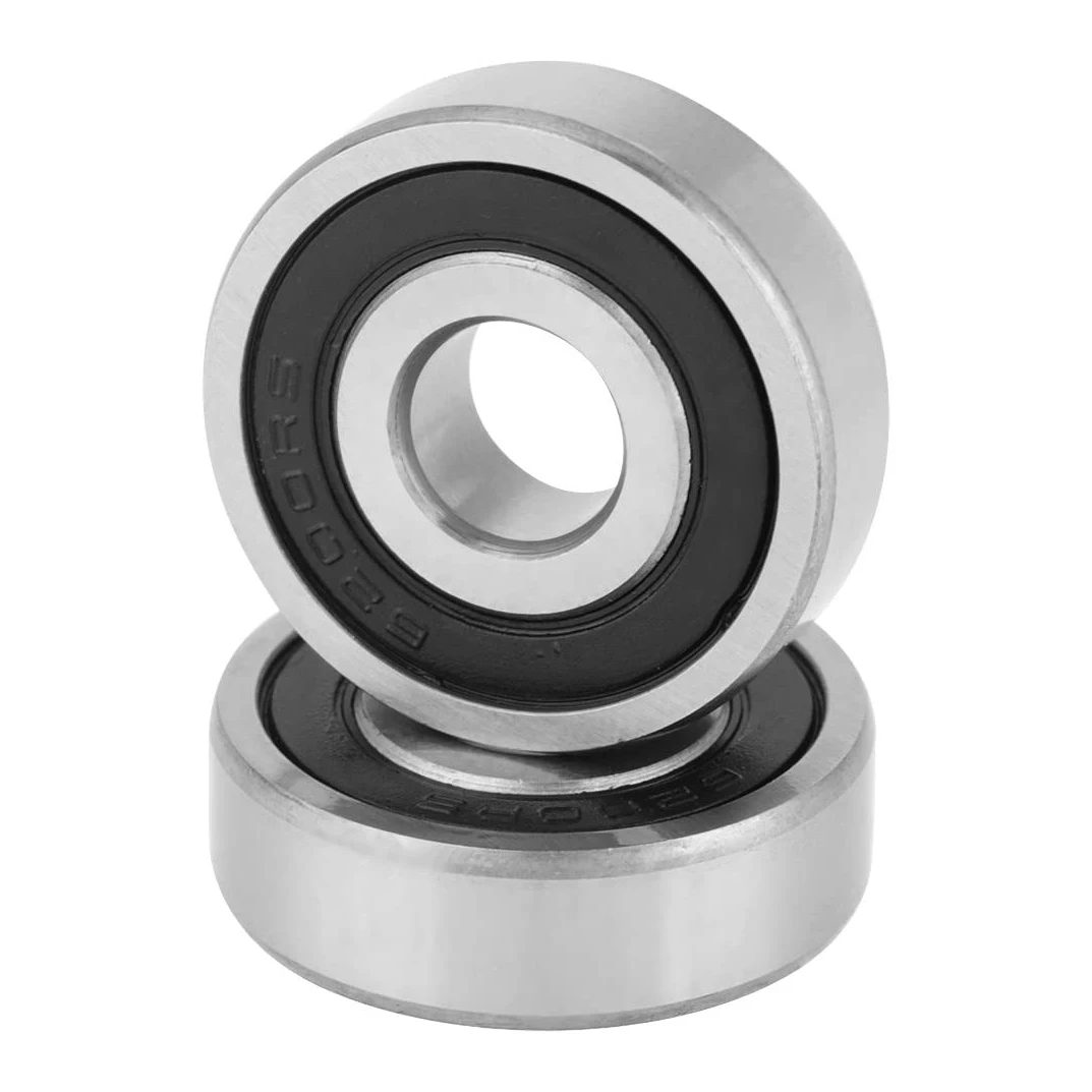 Best-10Pcs/Set Bearing Balls 6200-2RS Double Rubber Sealed Steel Deep Groove Ball Bearing Size 10 X 30 X 9Mm