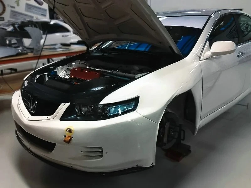 Well-made Wide Front Fender for HONDA 2005-2008 Accord CL7 WTCC Type (Facelift)