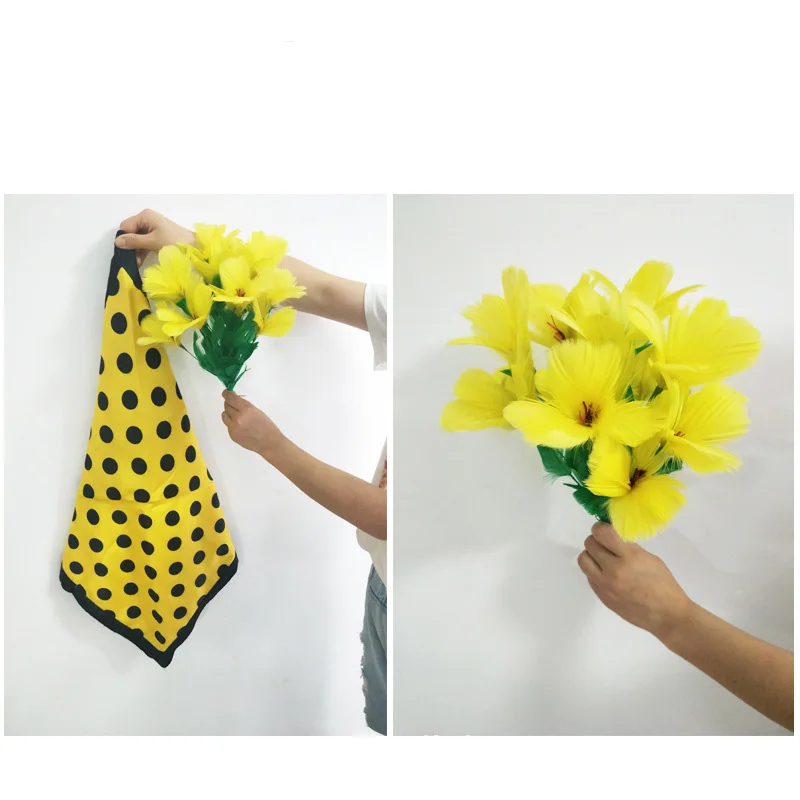 Polka Dot Silk & Umbrella Sets Magic Tricks Magician Stage Illusion Gimmick Mentalism Scarve Appear Umbrella Flower Ball Magia