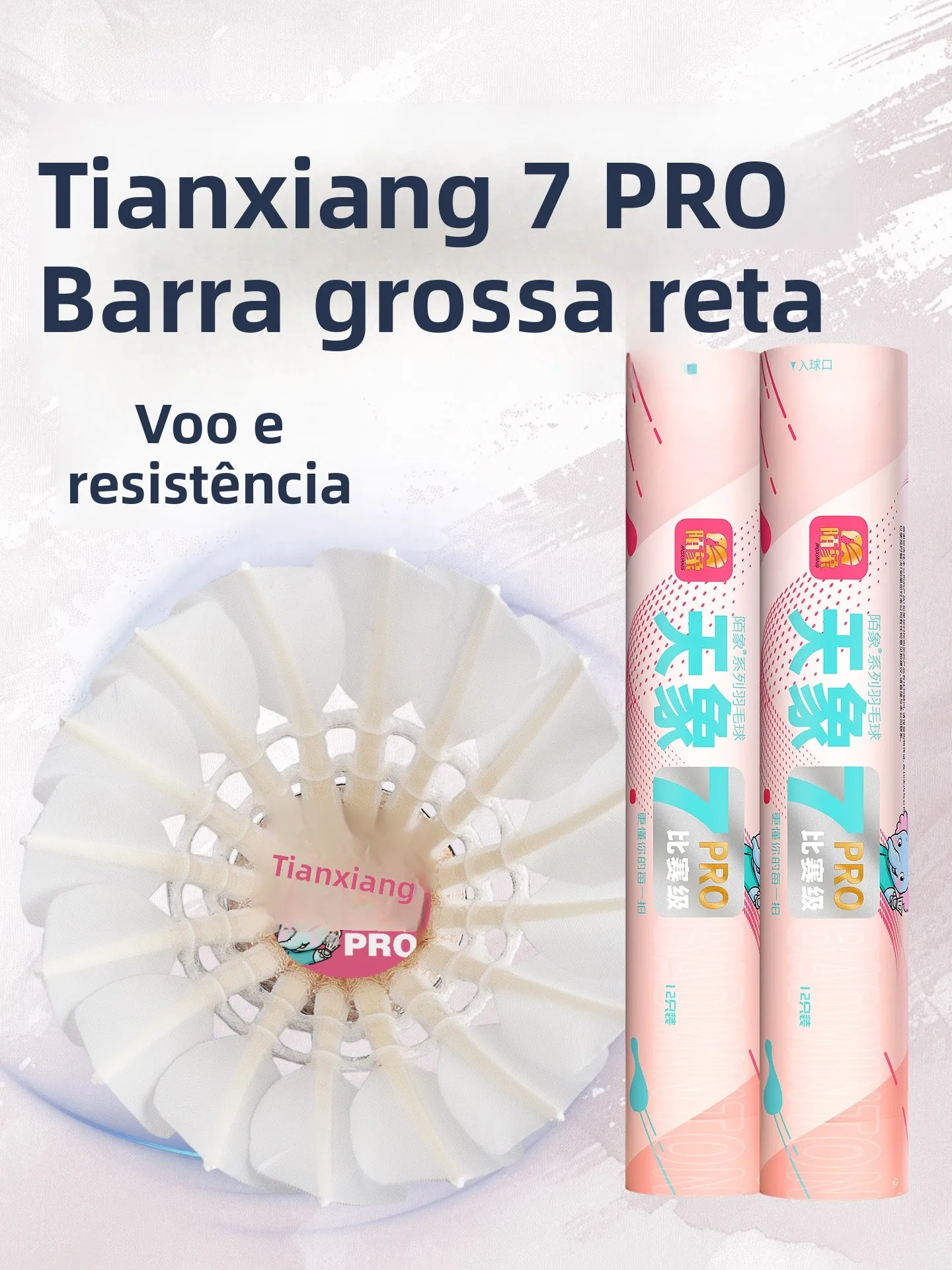 volani-professionali-da-badminton-serie-7pro-in-piume-d'oca-asta-dritta-e-spessa-volo-stabile-e-durevole-per-competizioni
