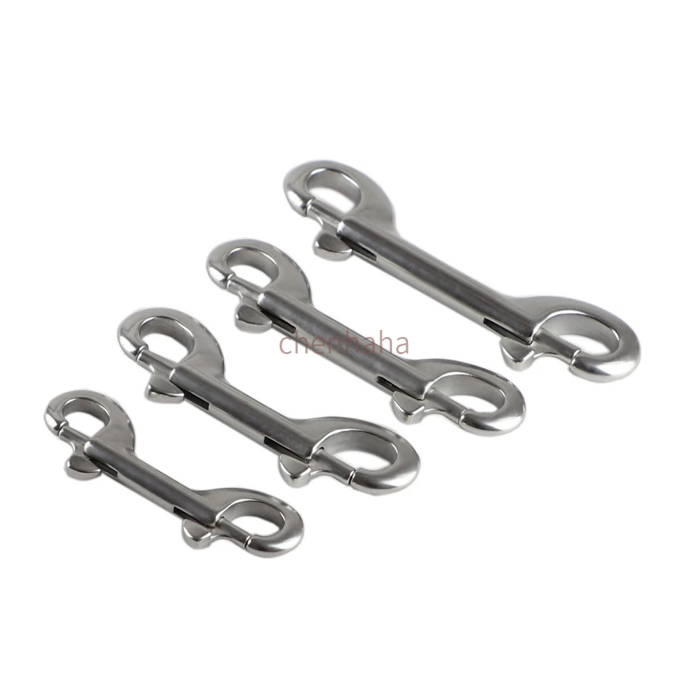 

Stainless steel 316 double-headed hook B-shaped spring hook diving fast hook binocular spring hook