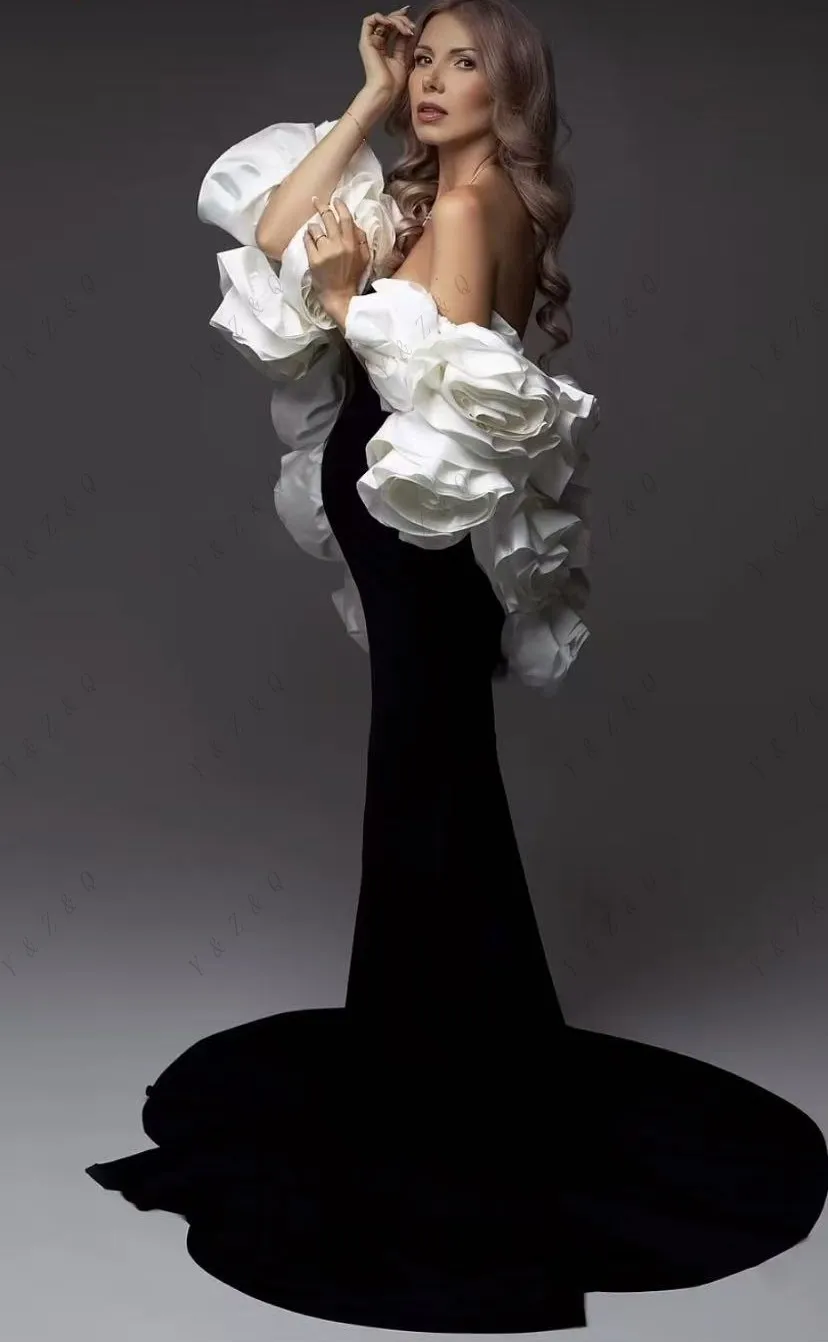 2 peças marfim floral superior em camadas vestido de maternidade preto sereia querida vestido de maternidade photoshoot vestidos de chá de bebê festa