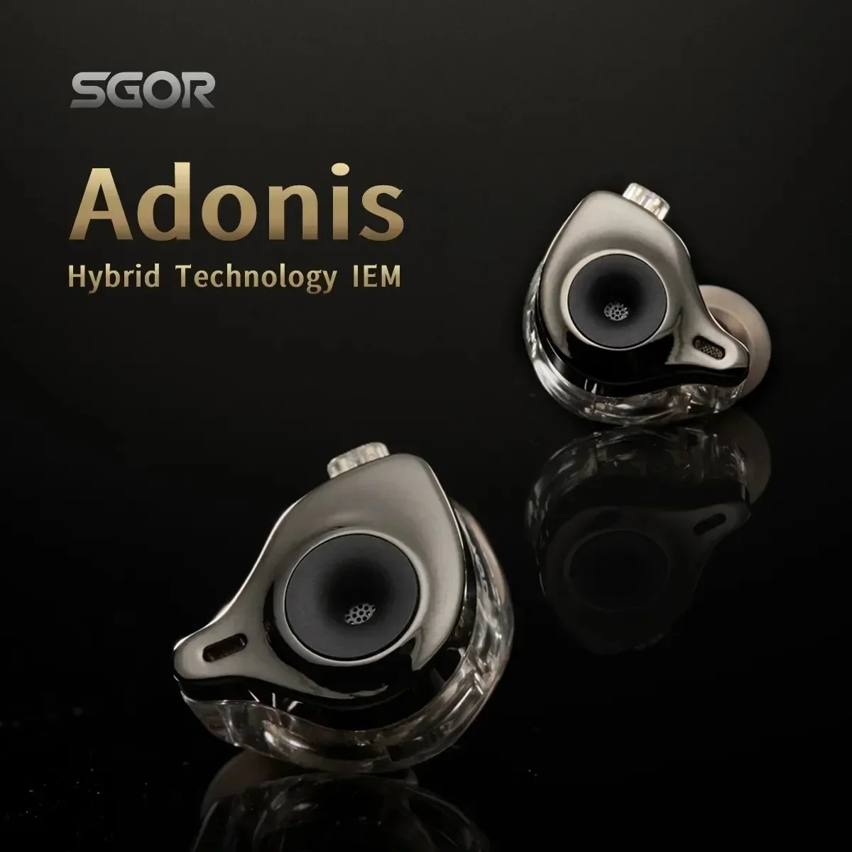 SGOR Adonis 1DD+1BA Hybrid Technology Earphones IEM In Ear Monitor HIFI Super Bass Earbuds Music Headphones PK KZ Castor