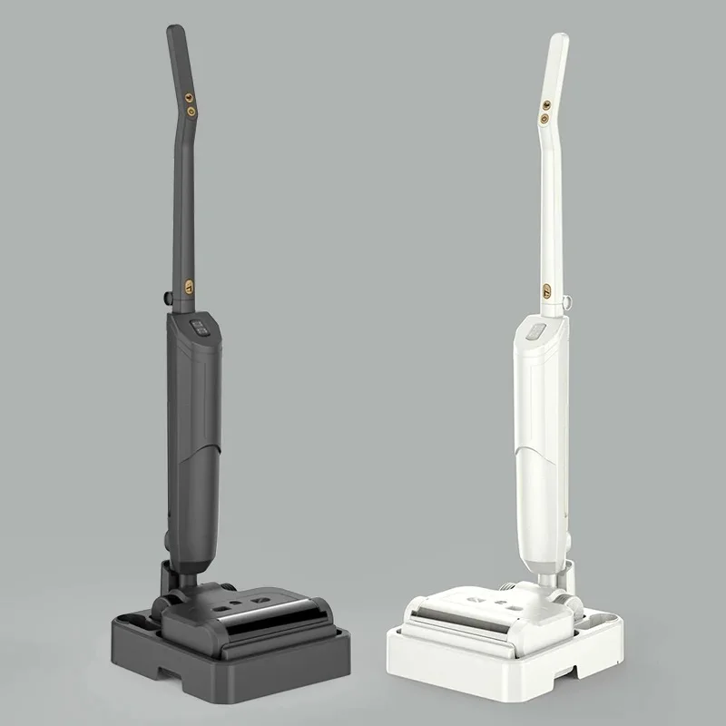 مجموعة مكنسة وممسحة لاسلكية 2025 - منظف أرضيات رطبة/جافة لاسلكي مع شفط قوي وخزان مياه وقابل للفصل