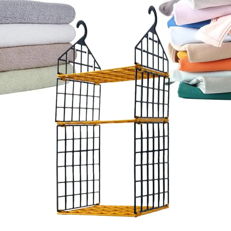

Closet Hangable Organizer Clothes Shelf Organizer Wardrobe Storage Accessories For Jean Shirt Pants Underwear Bra Sundries