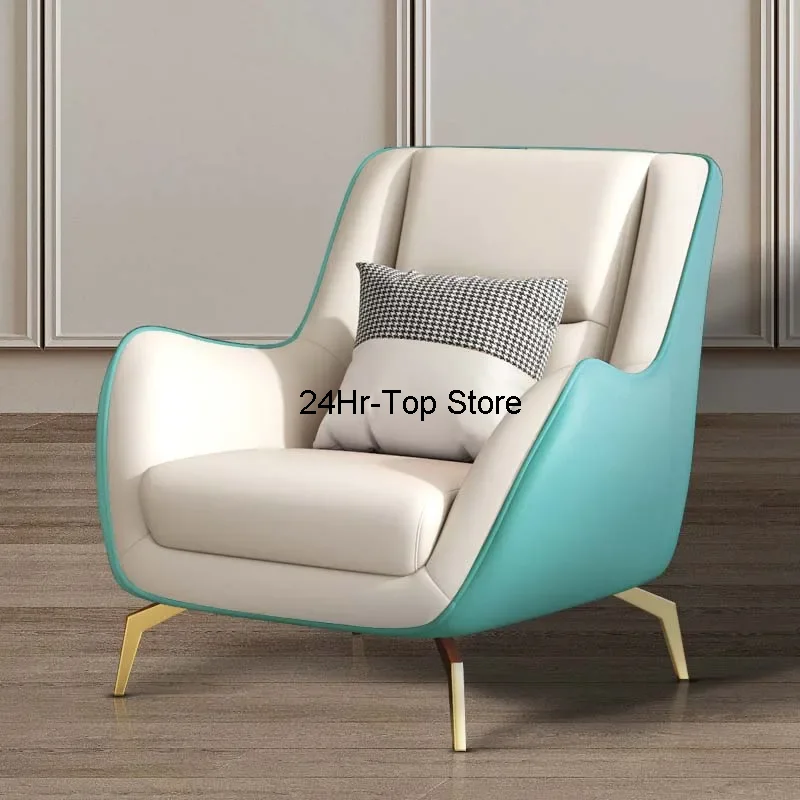 Single Living Room Chairs Bedroom Contemporain Reclining Kids Meditation Luxury Lazy Chair Design Sillas Terraza Solid Furniture