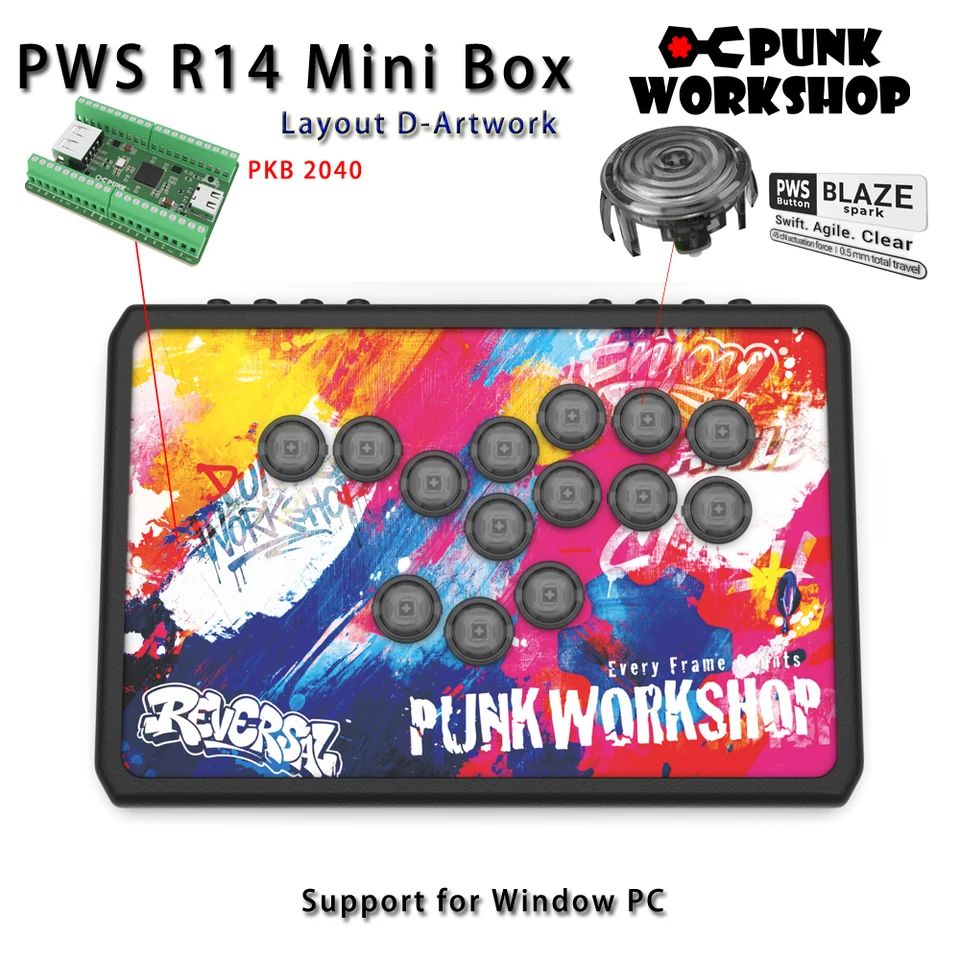 Punk Workshop R14 Leverless Controller Gachikun Model Shuto Model